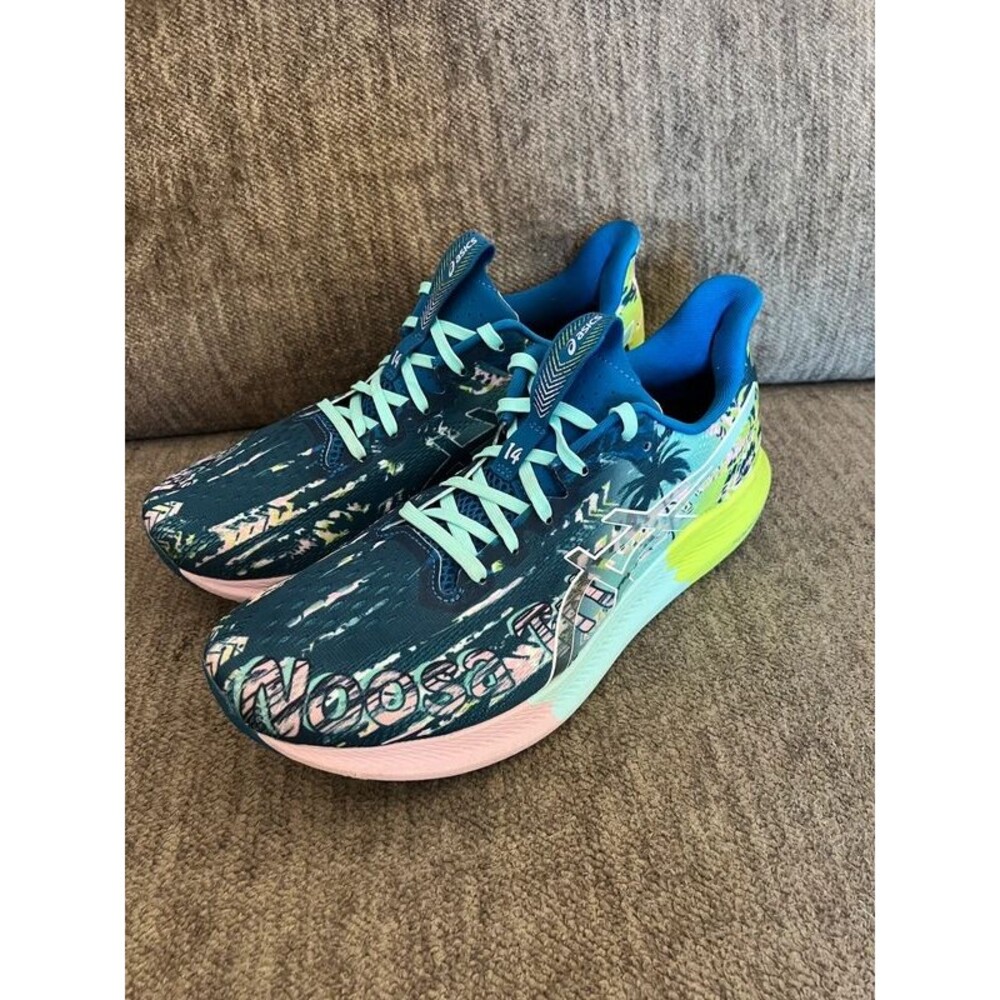 ASICS Noosa Tri 14 Tropical Palm Running Shoes Womens 10.5 EUC